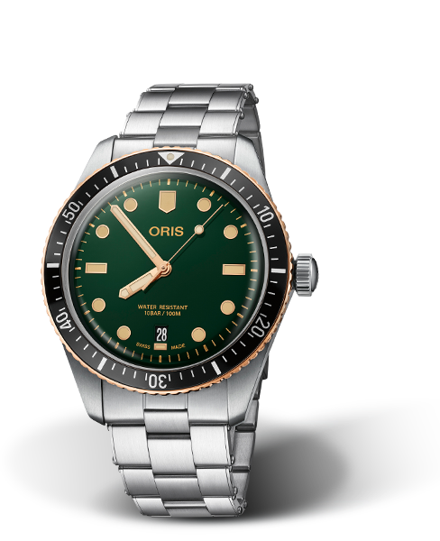 Oris sixty discount five green dial