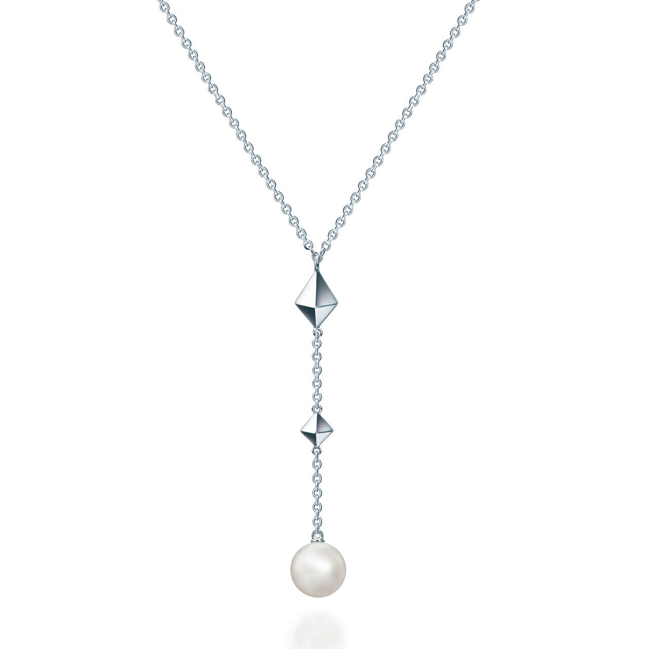 Birks Rock & Pearl Drop Necklace with Pearl 450009223502