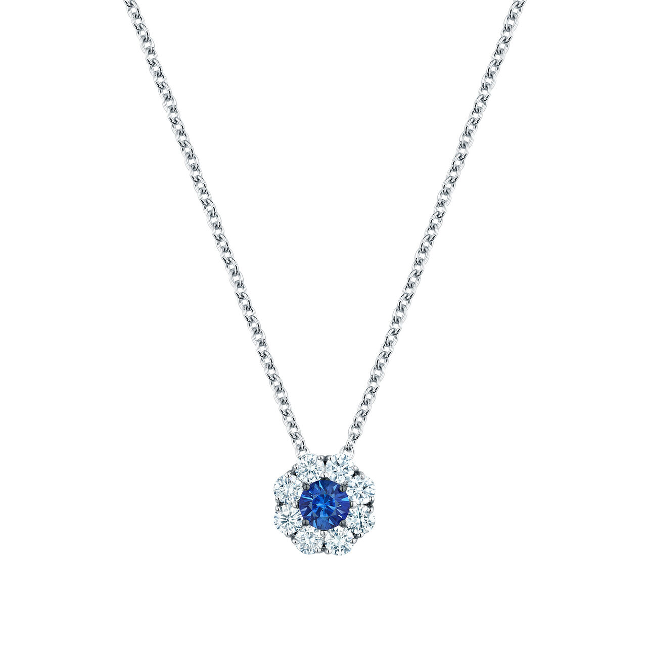 Birks Snowflake Sapphire and Diamond Pendant 450009713089