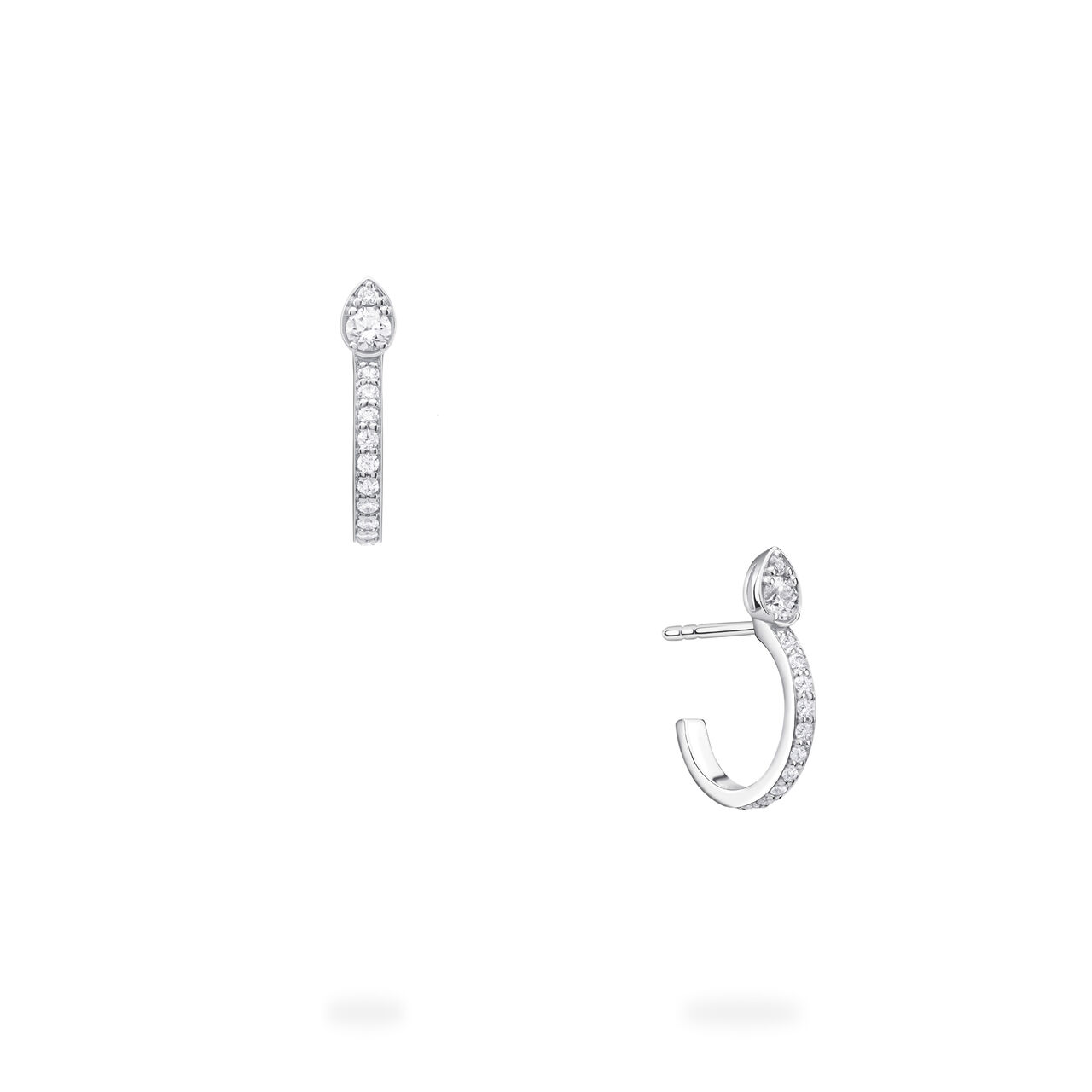 Birks Splash  Diamond Hoop Earrings 450016185282