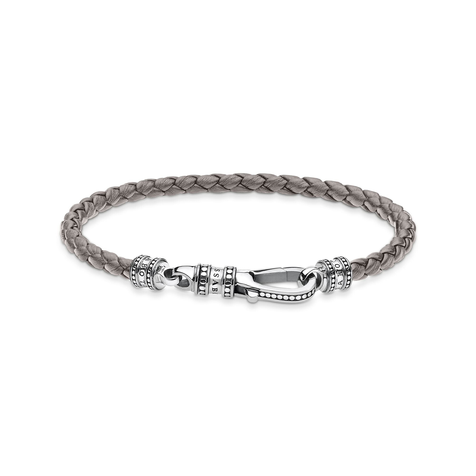 Thomas Sabo  Leather bracelet grey A2012-682-5-L17
