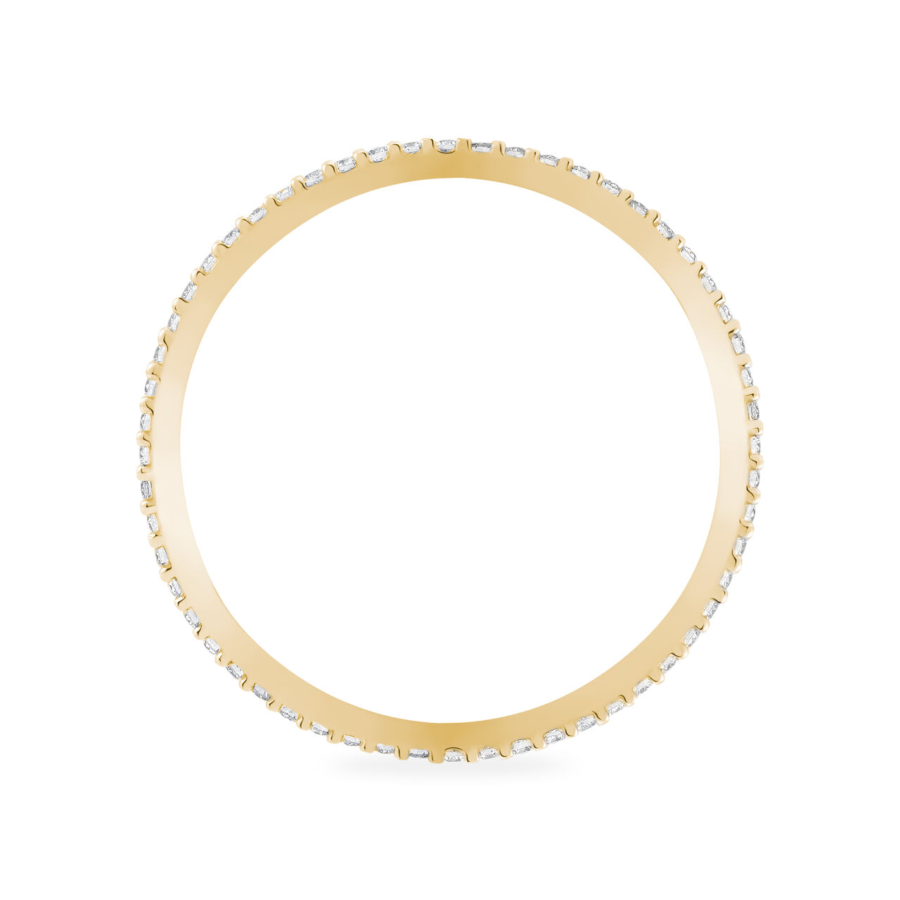 Birks Iconic Stackable Diamond Ros Že du Matin Ring, Yellow Gold 450011682274