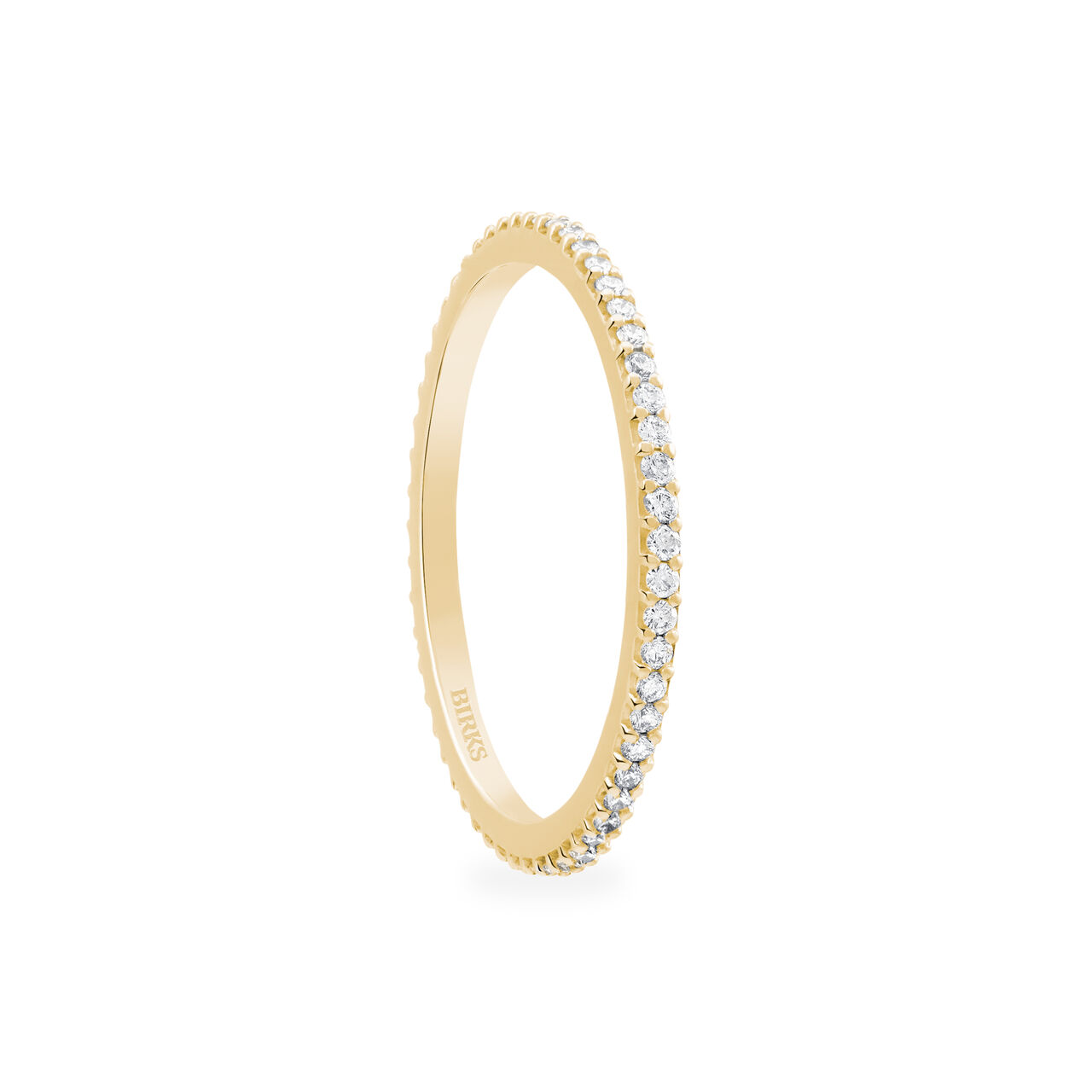 Birks Iconic Stackable Diamond Ros Že du Matin Ring, Yellow Gold 450011682274