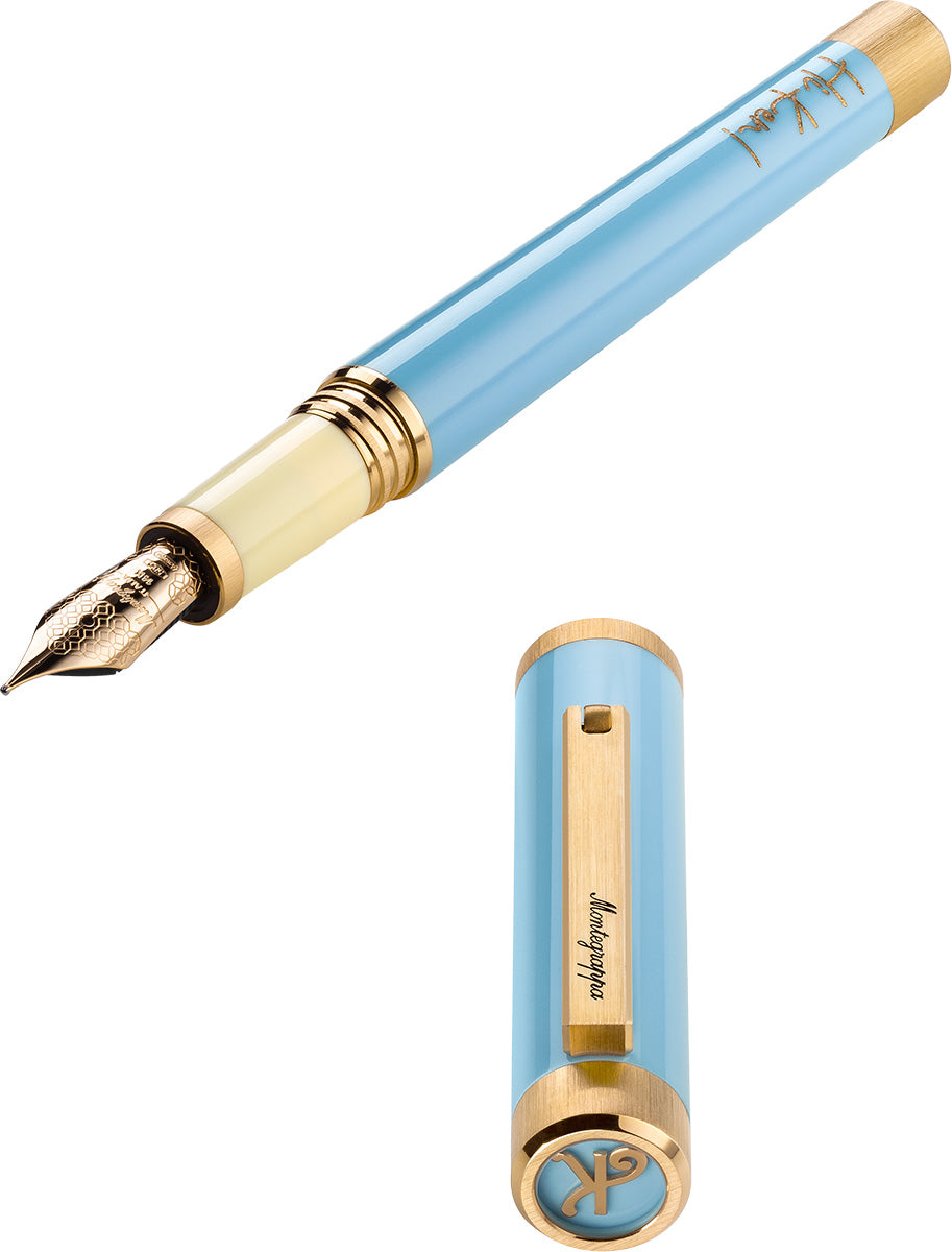 Ken™️ The Movie Icon Fountain Pen, Yellow Gold pl. 14 K  ISZEB_AB_2