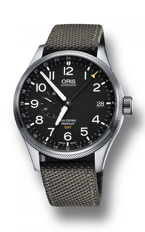 Oris BIG CROWN PROPILOT GMT, SMALL SECOND 01 748 7710 4164