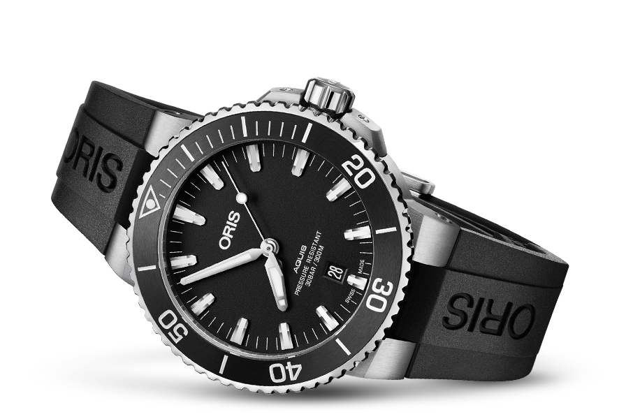 Oris AQUIS DATE BLACK DIAL 01 733 7730 4134-07 4 24 64EB