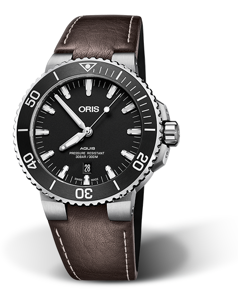 Oris AQUIS DATE BLACK DIAL  01 733 7730 4154-07 5 24 10EB