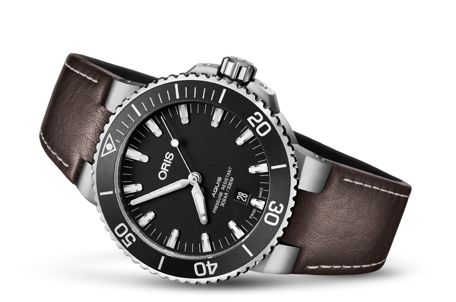 Oris AQUIS DATE BLACK DIAL  01 733 7730 4154-07 5 24 10EB