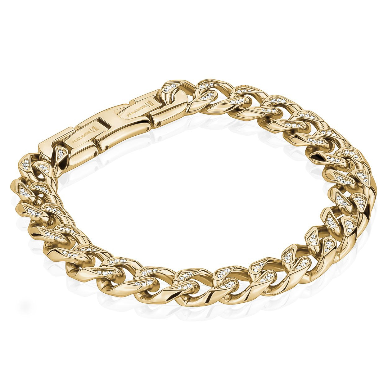 10.5MM CUBAN CZ BRACELET