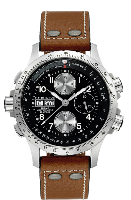 HAMILTON:KHAKI AVIATION X-WIND AUTO CHRONO H77616533 - Moments Watches & Jewelry