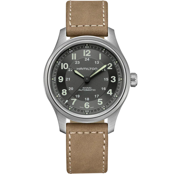 HAMILTON KHAKI FIELD TITANIUM AUTO H70545550