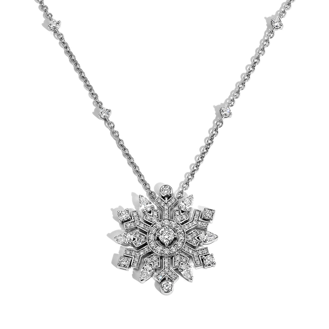 Birks Snowflake ® Large Diamond Pendant 450017295805