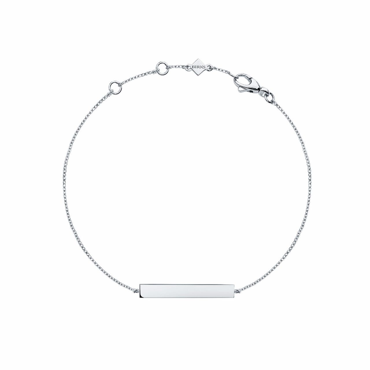 Birks Essentials  Silver Horizontal Bar Bracelet 450011845549